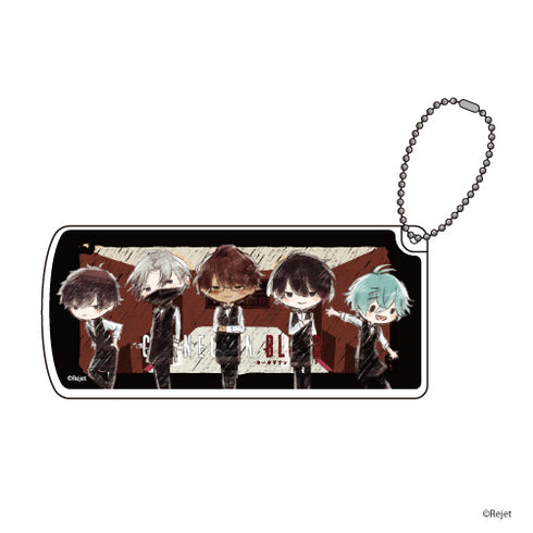 『CARNELIAN BLOOD』スライド式小物ケース 01/カフェ衣装ver.整列デザイン(グラフアート)